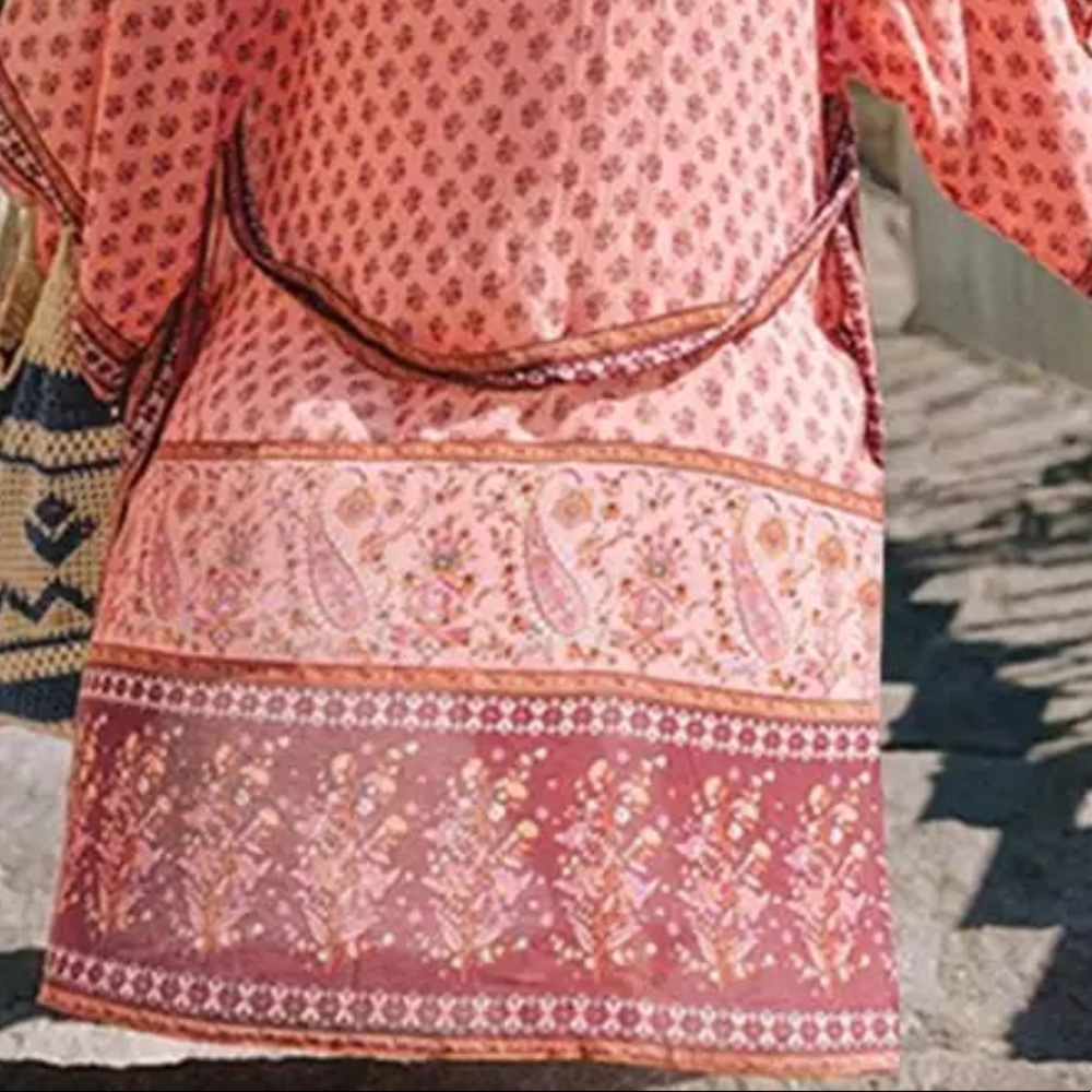 Beautiful desert sunset BoHo cover-up - Picture 3 of 8